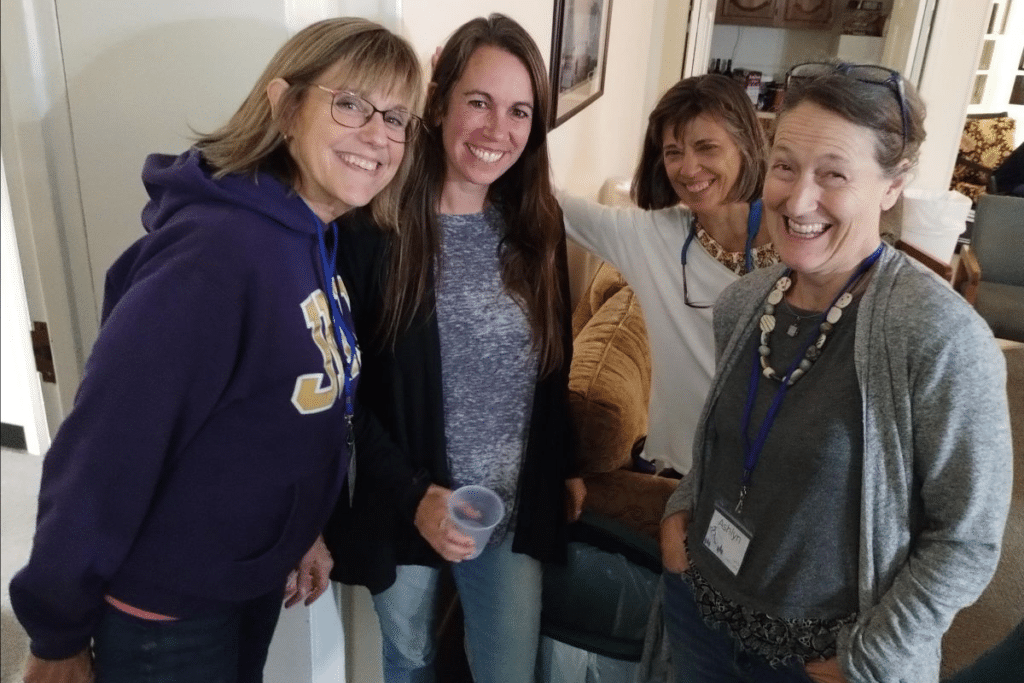 Four women at the 2023 Women's Deanery Retreat