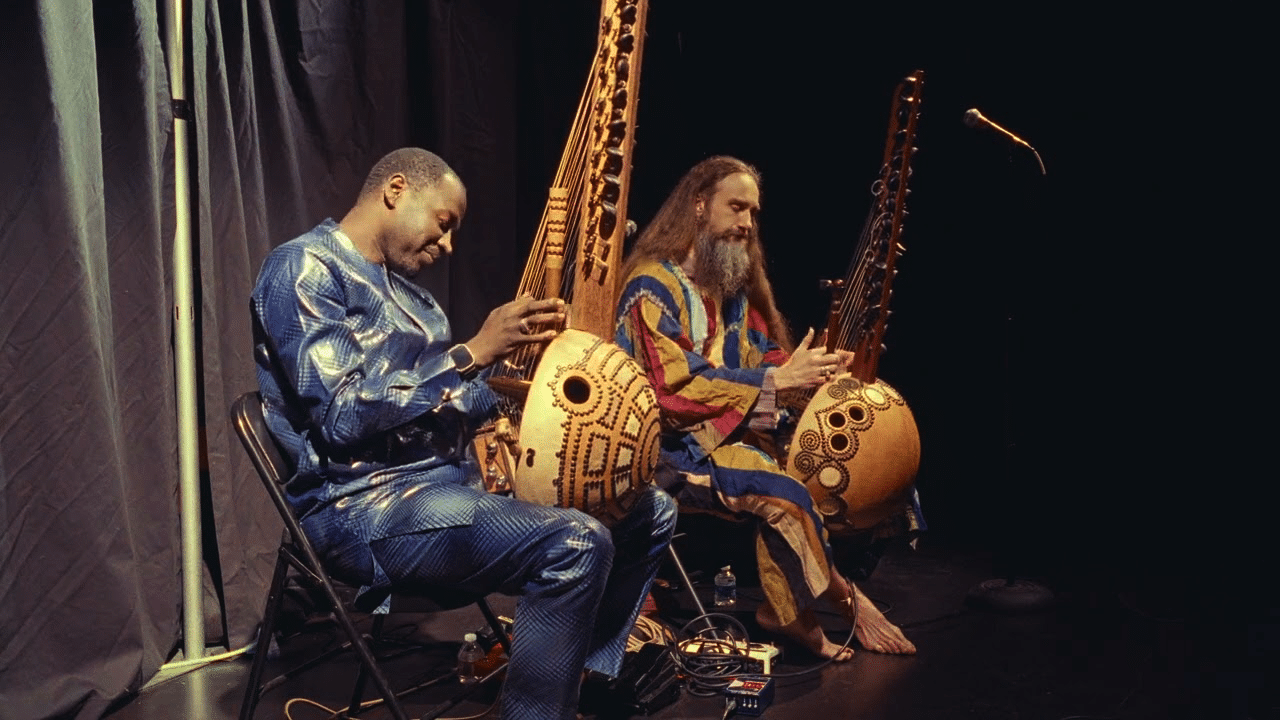 West African Kora virtuoso Madou Sidiki Diabaté, and Salif Bamakora